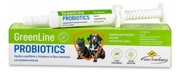 D_NQ_NP_2X_601031-MLA110558186431_042026-F Greenline Probiotics Perro Gato 14gr - Von Franken