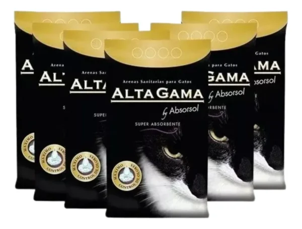 Piedras Sanitarias Absorsol Alta Gama Neutro Pack 6 Unidades X 3,6 Kg Cu (21,6 Kg Totales)