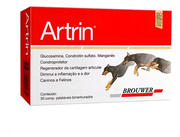 Artrin Condroprotector Para Perros Y Gatos X 30 Comprimidos