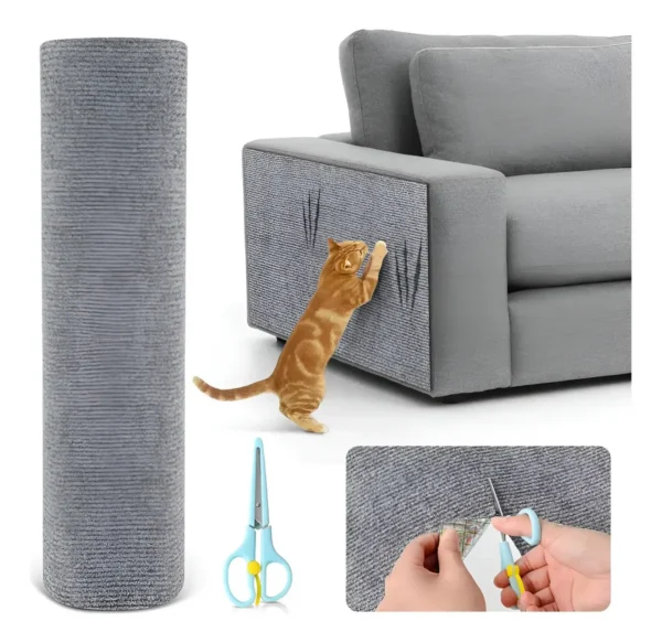 Rascador Autoadhesivo Premium Sillón Esquinero Gatos 100x50