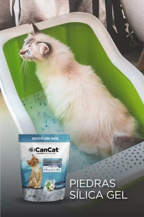 Piedras Silicas Sanitarias Absorbentes CanCat Family Pack Neutro 7,6lts 3,2kg