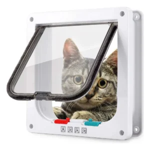Puerta Vaiven Para Mascotas Gatos Perros L 25cmx23.5cm