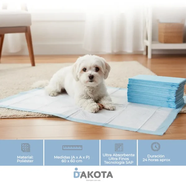 D_NQ_NP_2X_822524-MLA96882739864_112025-F Pañales Paños Super Absorbentes Entrenamiento Mascota Celeste
