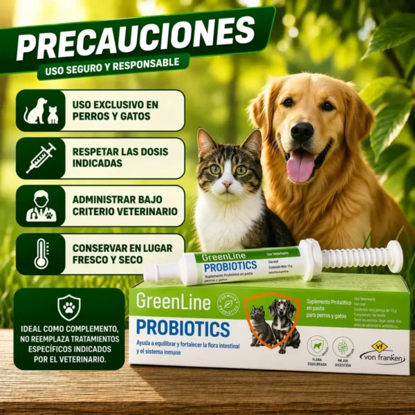 D_NQ_NP_2X_911572-MLA110557219923_042026-F Greenline Probiotics Perro Gato 14gr - Von Franken