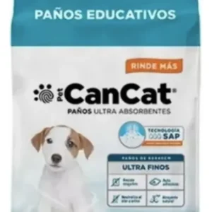 Cancat paños pañales entrenamiento perros 50 unidades 60x40cm