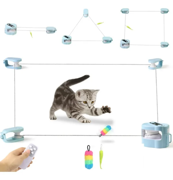 Ejercitador De Gatos Juguete Interactivo Caza 3 Velocidades