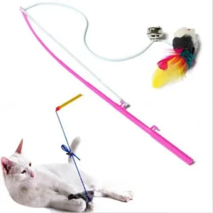 Cañita Juguete para Gato Terrapet Extensible con Catnip y Cascabel