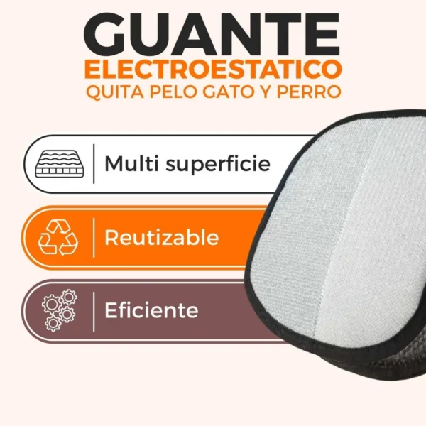 Guante Cepillo Quita Pelusas Y Pelos Perro Gato Sillón Ropa