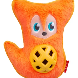 Juguete Peluche Para Perros Howler & Co Nexabelly 24 Cm Naranja Fox