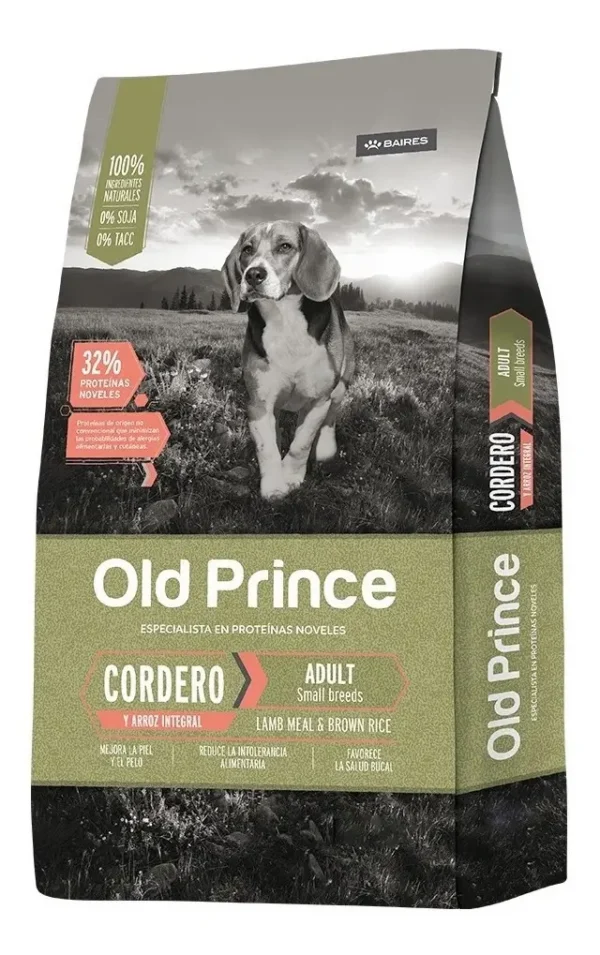 Alimento Old Prince Proteínas Noveles para perro adulto de raza pequeña sabor cordero de 7.5 kg