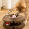 Rascador Carton Juguete Gatos Plegable Pelota Interactivo