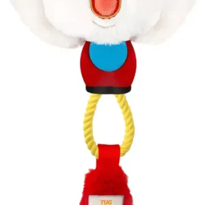 Juguete Para Perros Peluche Gigwi Rope Cotton 44.5cm Premium Color Rojo Diseño Zorro
