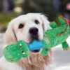Juguete Peluche Cocodrilo GiGwi Para Perro Verde Oscuro Modelo Wild Hunter