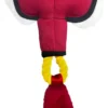 Juguete Para Perros Peluche Gigwi Rope Cotton 44.5cm Premium Color Rojo Diseño Zorro