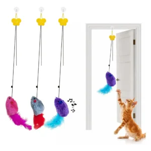 Juguete Interactivo Gatos Colgante Puerta Con Juguete X3