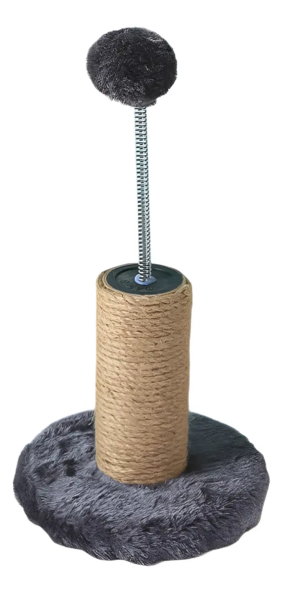 Rascador Para Gatos De Sisal Con Base Y Pelota