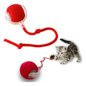 Juguete Para Gato Pelota Interactiva Con Cuerda Antiansiedad