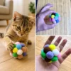 D_NQ_NP_2X_852313-MLA84075003355_042025-F Pelota Interactiva Gato Juguete Suave Pompones Sonido