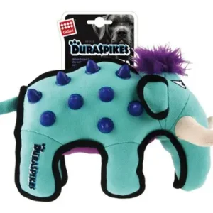 Peluche Para Perro Premium Gigwi Duraspikes Mamut 25cm Color Turquesa