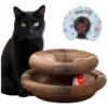 Rascador Carton Juguete Gatos Plegable Pelota Interactivo