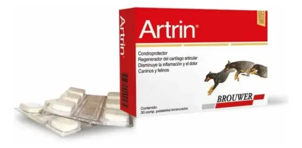 D_NQ_NP_601708-MLA111677725814_062026-F.webp Condroprotector para Perros y Gatos Artrin Pack x3 (x30 Comprimidos c/u)