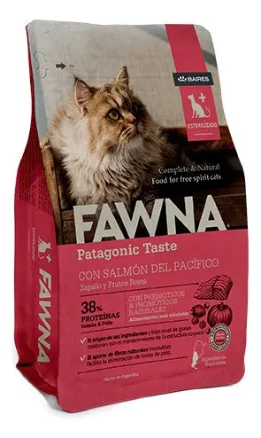 Alimento Fawna Gato Adulto Esterilizado Salmón, Pollo y Vegetales 7.5kg