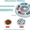 Plato Interactivo para Perros y Gatos con Juguete de Olfato