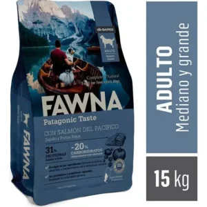 Alimento Fawna Perro Adulto Raza Mediana Salmón 15kg