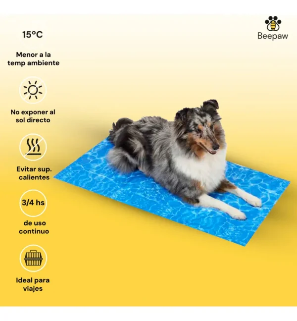 Manta Refrigerante para Perros Beepaw Colchoneta Verano Talle Grande