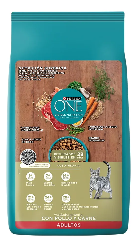 Alimento para Gatos Purina One Adulto Carne x6Kg