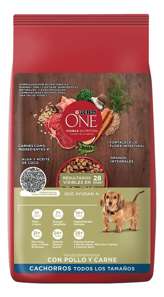 Alimento para Perros Cachorros Purina One Pollo y Carne x6Kg