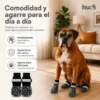 Medias Antideslizantes HUDI para Perros con Artrosis Pack x4 Talle L