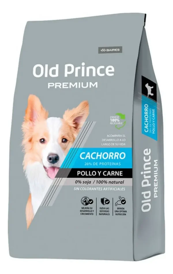 Alimento para Cachorros Old Prince Premium 15kg