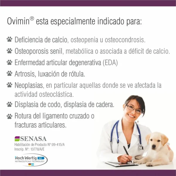 Condroprotector para Mascotas Ovimin x60 Capsulas