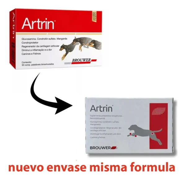 D_NQ_NP_637218-MLA112757730271_062026-F.webp Condroprotector para Perros y Gatos Artrin Pack x3 (x30 Comprimidos c/u)