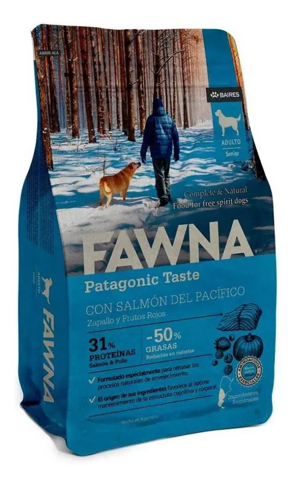 Alimento Fawna Perro Senior +7 Salmón y Pollo 15kg