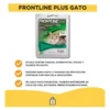 Pipeta Antipulgas y Garrapatas para Gatos Frontline Plus 1 a 8 Kg Combo x3