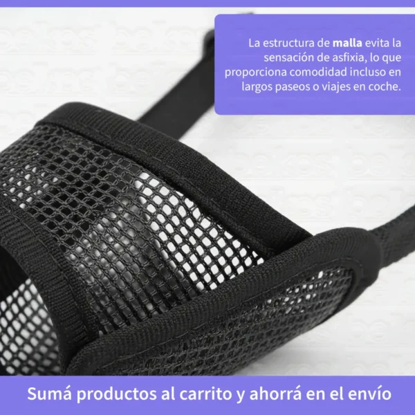 D_NQ_NP_649785-MLA102308808329_122025-F.webp Bozal de Tela para Perros Cómodo Resistente Varios Talles