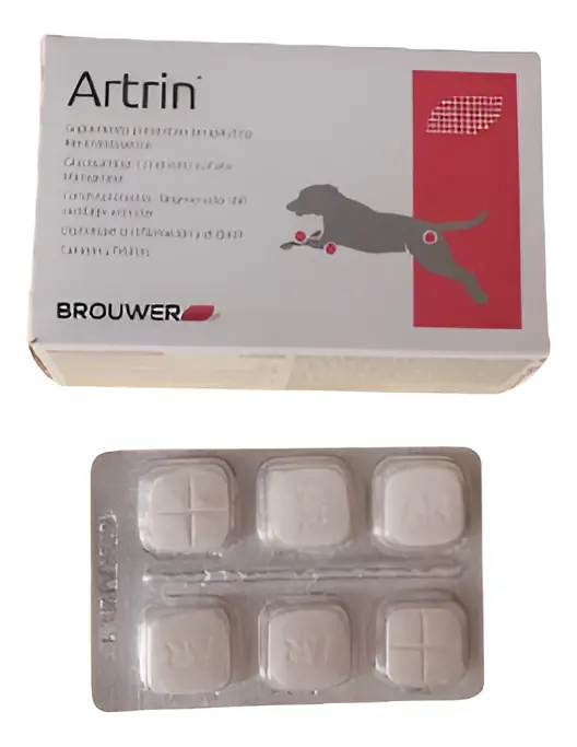 Condroprotector para Perros y Gatos Artrin Regenerador Articular x30 Comprimidos