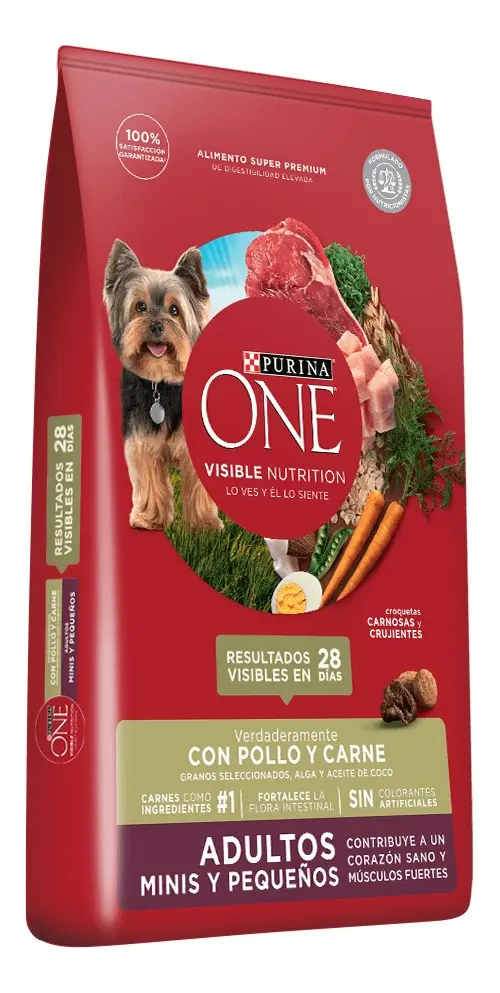 Alimento para Perros Purina One Adulto Mini Carne x6Kg