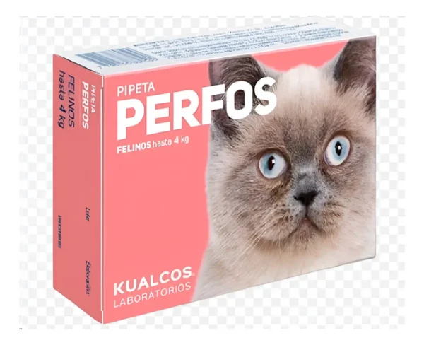 Pipeta Antipulgas para Gatos Perfos Kualcos Hasta 4 Kg