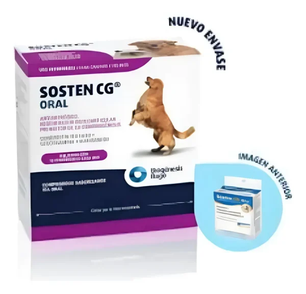 Condroprotector para Perros y Gatos Sosten CG Oral x80 Comprimidos