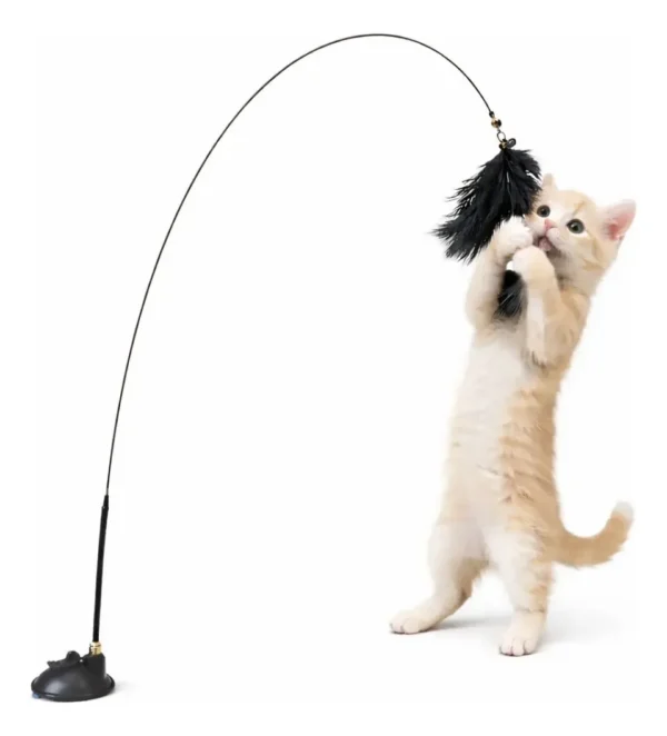D_NQ_NP_670329-MLA113259567609_062026-F.webp Juguete Varita Interactiva con Plumas para Gatos