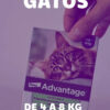 Pipeta Antipulgas para Gatos Advantage 4 a 8 Kg Combo x2