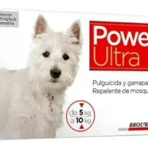 Pipeta Antipulgas para Perros Power Ultra Brouwer 5-10kg