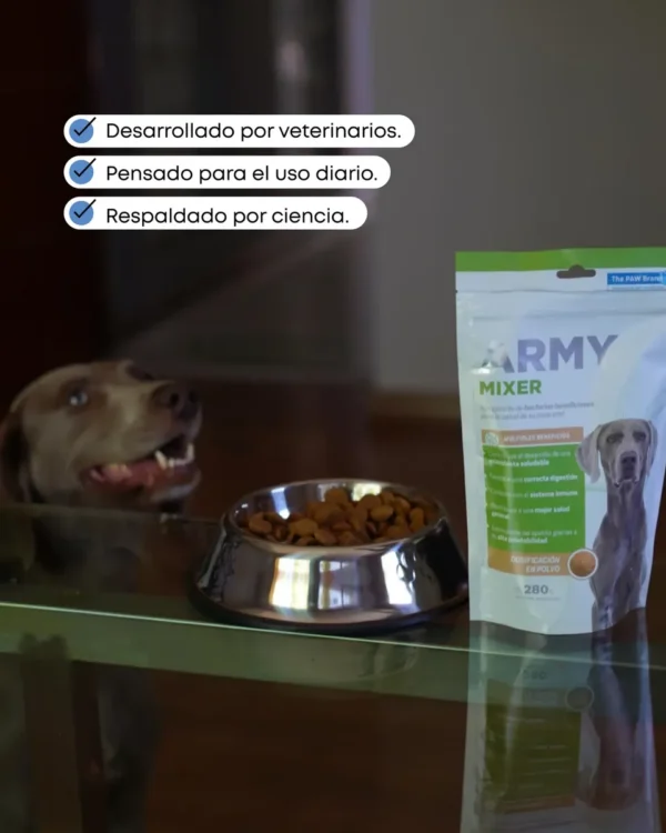 Probióticos para Perros y Gatos Army Mixer Aditivo Digestivo