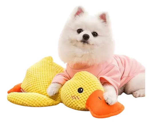 D_NQ_NP_688994-MLA84518947444_052025-F.webp Juguete con Sonido para Perros y Gatos Pato de Chifle Resistente