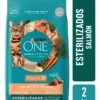 Alimento para Gatos Purina One Esterilizados Salmón x2Kg
