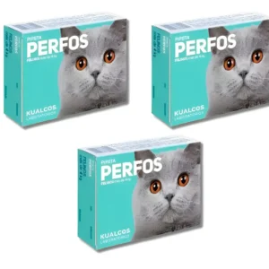Pipeta Antipulgas para Gatos Perfos Kualcos +4 Kg Combo x3