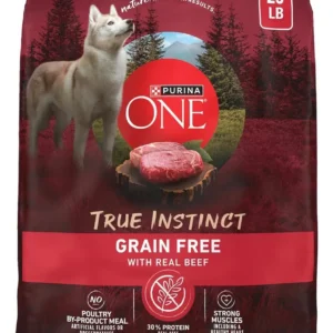 Alimento para Perros Purina One True Instinct Grain Free Carne de Res x25Lb